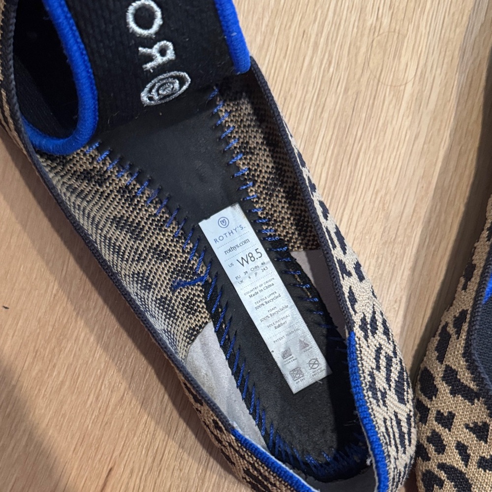 Rothy's Leopard Point Flats - Picture 3 of 4